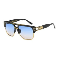 Classic Luxury Men Sunglasses Glamour Fashion Brand Sun Glasses For Women Mirrored Retro Vintage Square Designer Shades Jack's Clearance