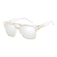 Classic Luxury Men Sunglasses Glamour Fashion Brand Sun Glasses For Women Mirrored Retro Vintage Square Designer Shades Jack's Clearance