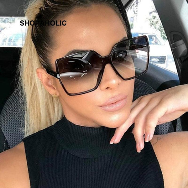 Black Square Oversized Sunglasses Jack's Clearance