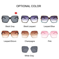 Black Square Oversized Sunglasses Jack's Clearance