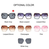Black Square Oversized Sunglasses Jack's Clearance