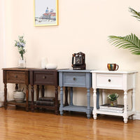 Nordic simple solid wood furniture bedroom bedside cabinet retro style Jack's Clearance