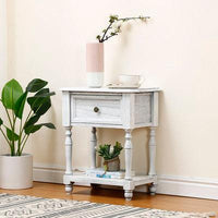Nordic simple solid wood furniture bedroom bedside cabinet retro style Jack's Clearance
