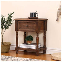 Nordic simple solid wood furniture bedroom bedside cabinet retro style Jack's Clearance
