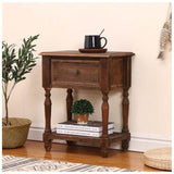 Nordic simple solid wood furniture bedroom bedside cabinet retro style Jack's Clearance