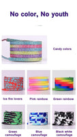Elastic No Tie Shoelaces Colorful Flat Shoe laces Sneakers shoelace Metal Lock Lazy Laces for Kids Adult One size fits all shoes Jack's Clearance