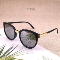 Classic Round Vintage Sunglasses Women Fashion Brand Design Mirror Sun Glasses Female Shades Retro Gafas Oculos De Sol UV400 Jack's Clearance