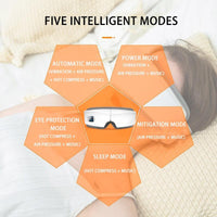 Eye Massager 4D Smart Airbag Vibration Eye Care Instrument Hot Compress Bluetooth Eye Massage Glasses Fatigue Pouch & Wrinkle Jack's Clearance