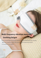 Eye Massager 4D Smart Airbag Vibration Eye Care Instrument Hot Compress Bluetooth Eye Massage Glasses Fatigue Pouch & Wrinkle Jack's Clearance