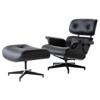 Furgle Modern Classic Replica Lounge Chair with Ottoman Jack's Clearance
