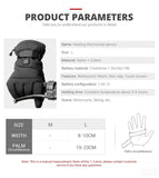 Waterproof Motorcycle Gloves Heating USB Hand Warmer Electric Thermal Heated Gloves Battery Powered Gloves Jack's Clearance