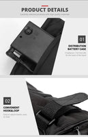 Waterproof Motorcycle Gloves Heating USB Hand Warmer Electric Thermal Heated Gloves Battery Powered Gloves Jack's Clearance