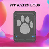 Pet Door New Safe Lockable Magnetic Screen Outdoor Dogs Cats Window Gate House Enter Freely Fashion Pretty Garden Easy Install Jack's Clearance