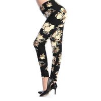 YSDNCHI 2021 Camouflage Womens Graffiti Style Slim Stretch Leggings Jack's Clearance