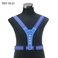 LED High Visibility Outdoor Running Cycling Reflective Safety Vest Jack's Clearance