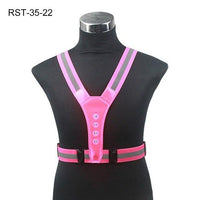 LED High Visibility Outdoor Running Cycling Reflective Safety Vest Jack's Clearance