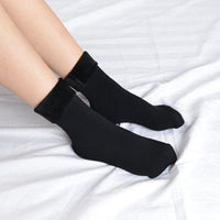 Women/Men Winter Warm Thicken Thermal Socks Wool Cashmere Snow Black Skin Seamless Sock Velvet Soft Boots Floor Sleeping Socks Jack's Clearance