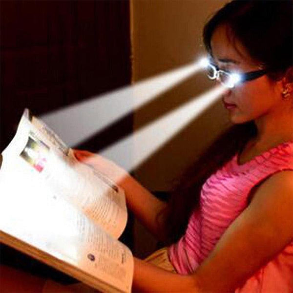 Unisex Multi Strength Reading Glasses with LED Magnifier Light Up Eyeglasses Jack's Clearance