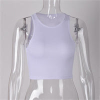 Short Top Sleeveless O Croptops Jack's Clearance