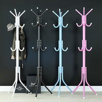 Coat Stand 9/12 Hooks Metal Assembled Hangers Hat Coat Display Standing Rack Clothes Hanger Bedroom Clothing Organizer Furniture Jack's Clearance