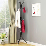 Coat Stand 9/12 Hooks Metal Assembled Hangers Hat Coat Display Standing Rack Clothes Hanger Bedroom Clothing Organizer Furniture Jack's Clearance