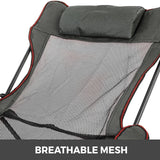 Reclining Camping Chair with Footrest Jack's Clearance