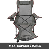 Reclining Camping Chair with Footrest Jack's Clearance