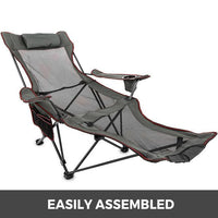 Reclining Camping Chair with Footrest Jack's Clearance