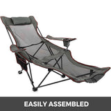 Reclining Camping Chair with Footrest Jack's Clearance