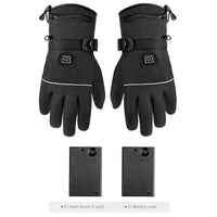 Waterproof Motorcycle Gloves Heating USB Hand Warmer Electric Thermal Heated Gloves Battery Powered Gloves Jack's Clearance