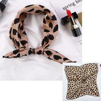 Square Silk Scarf Satin Print Jack's Clearance