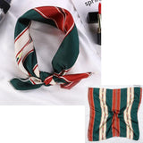 Square Silk Scarf Satin Print Jack's Clearance