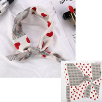 Square Silk Scarf Satin Print Jack's Clearance