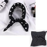 Square Silk Scarf Satin Print Jack's Clearance