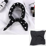 Square Silk Scarf Satin Print Jack's Clearance