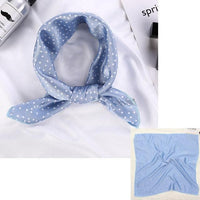 Square Silk Scarf Satin Print Jack's Clearance