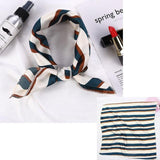 Square Silk Scarf Satin Print Jack's Clearance