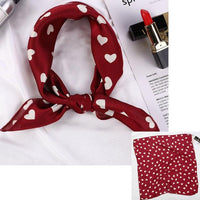 Square Silk Scarf Satin Print Jack's Clearance