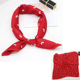 Square Silk Scarf Satin Print Jack's Clearance