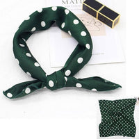 Square Silk Scarf Satin Print Jack's Clearance