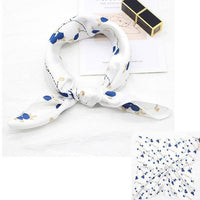 Square Silk Scarf Satin Print Jack's Clearance