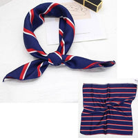 Square Silk Scarf Satin Print Jack's Clearance