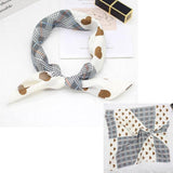 Square Silk Scarf Satin Print Jack's Clearance