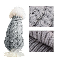 Winter Dog Clothes Puppy Knitting Warm Wool Outfit Pet Clothing for Small Medium Jack's Clearance