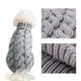 Winter Dog Clothes Puppy Knitting Warm Wool Outfit Pet Clothing for Small Medium Jack's Clearance