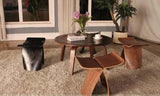 Butterfly Stool Made from Ash Plywood 4 Colors Natural/Black/Walnut Stool Chair For Living Room, Bedroom Wooden Stool Display Jack's Clearance
