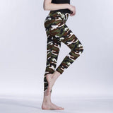 YSDNCHI 2021 Camouflage Womens Graffiti Style Slim Stretch Leggings Jack's Clearance