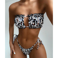 Leopard Bikinis Set For Women Swimwear Jack's Clearance