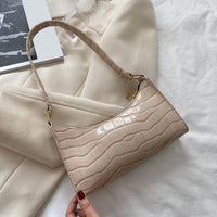 Crocodile Pattern PU Leather Handbag Jack's Clearance