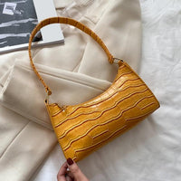 Crocodile Pattern PU Leather Handbag Jack's Clearance